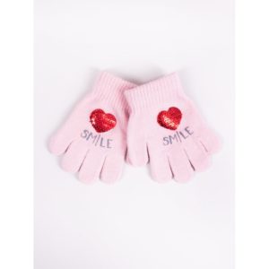 Yoclub Kids's Gloves RED-0099G-AA50-007