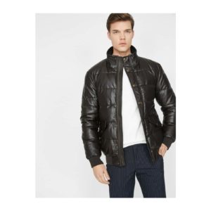 Koton Leather Look Coat