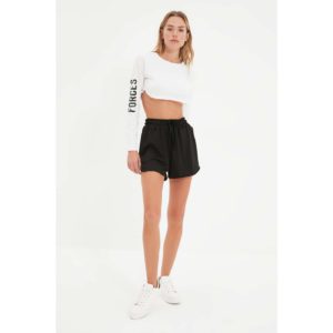 Trendyol Black Sport Shorts