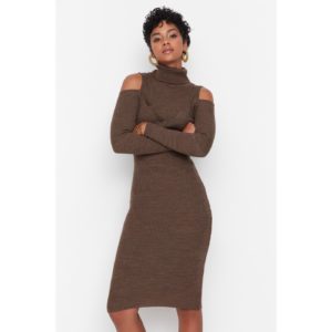 Trendyol Brown Knitwear Dress