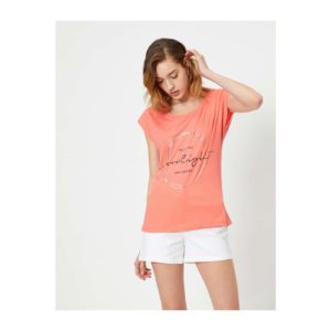 Koton Women's Coral T-Shirt