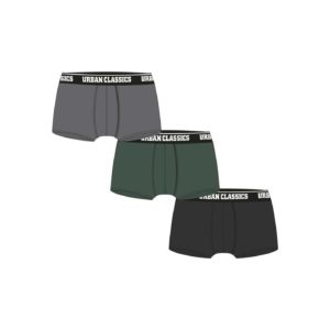 Boxer Shorts 3-Pack Grey/darkgreen/black