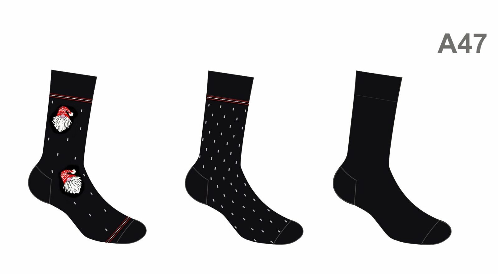 Pánské ponožky A48 (trojbalení)