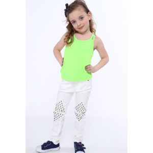 Girls' t-shirt with double shoulder straps