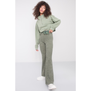 Green flare BSL pants