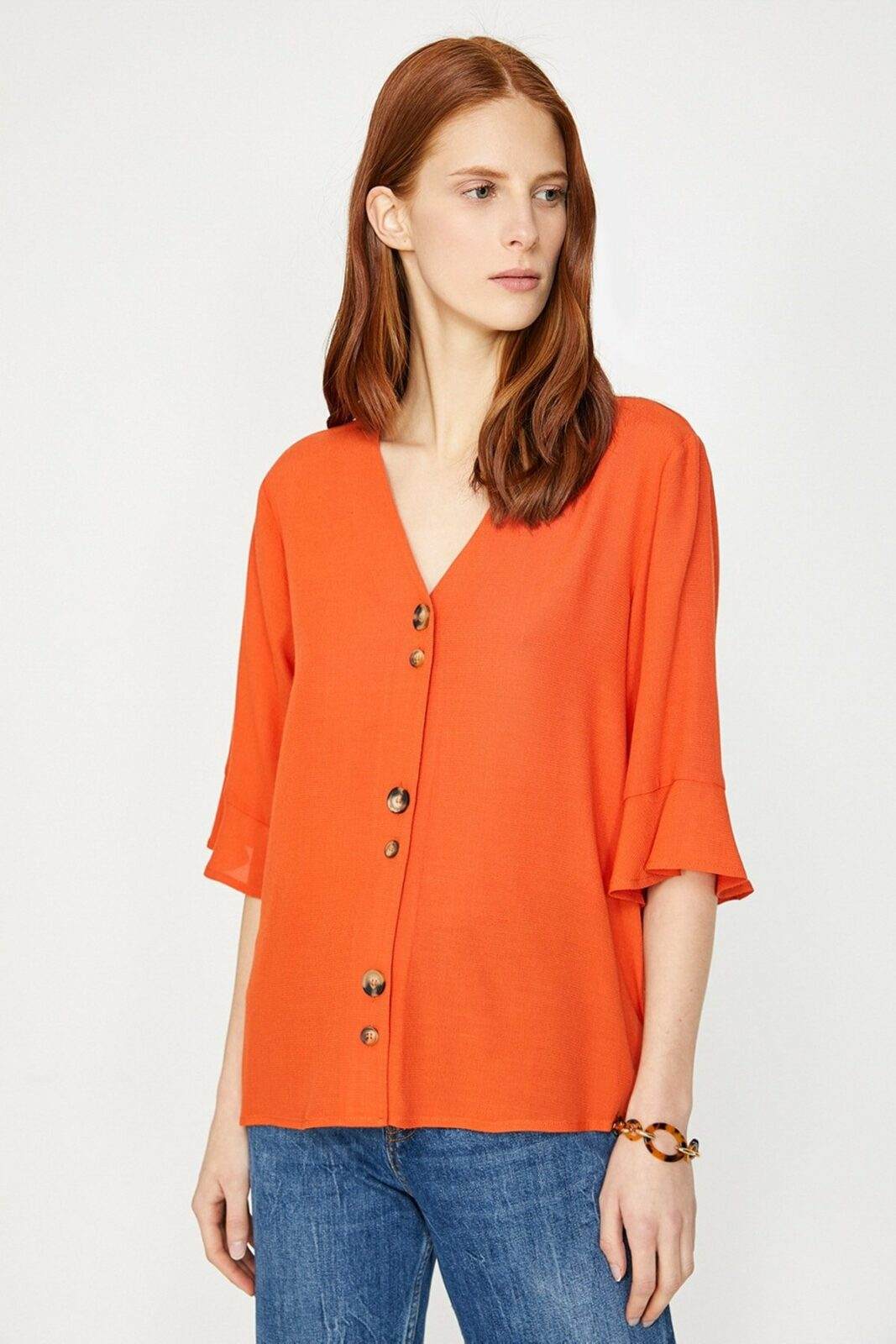 Koton Shirt - Orange -