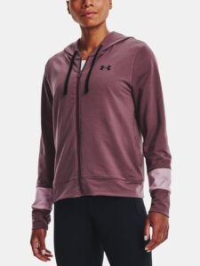 Under Armour Mikina Rival Terry CB FZ Hoodie-PPL