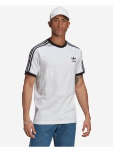 Černo-bílé pánské tričko adidas Originals