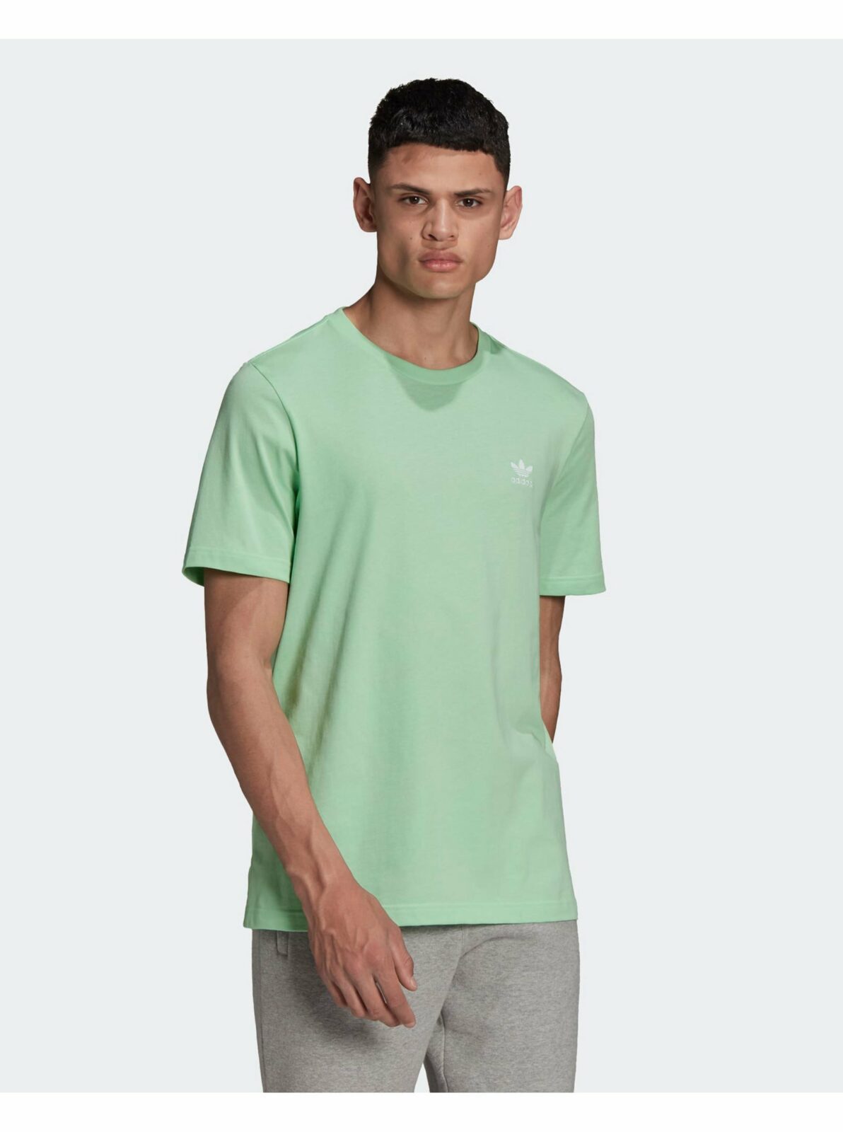 Světle zelené pánské tričko adidas