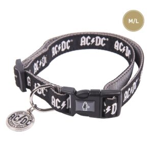 DOGS COLLAR M/L ACDC