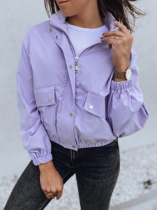GRACEFUL oversize women's jacket purple Dstreet