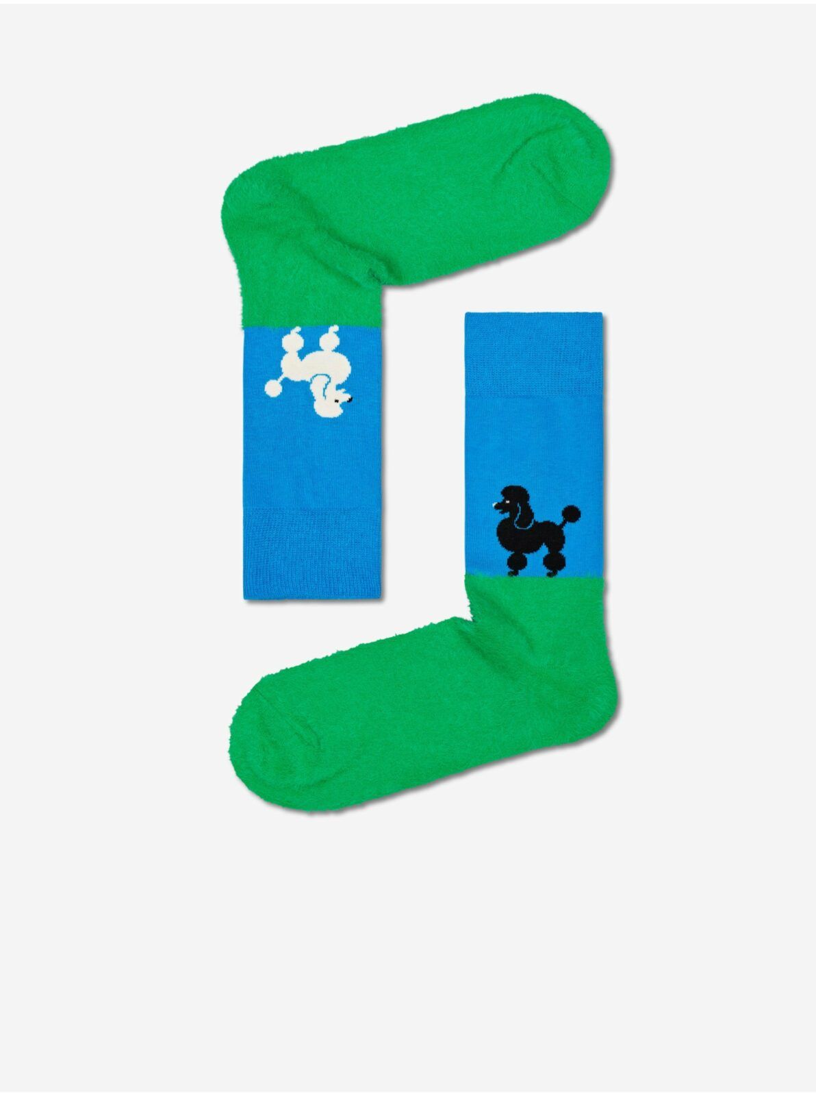 Modro-zelené vzorované ponožky Happy Socks Who Let