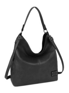 LUIGISANTO Black large shoulder bag