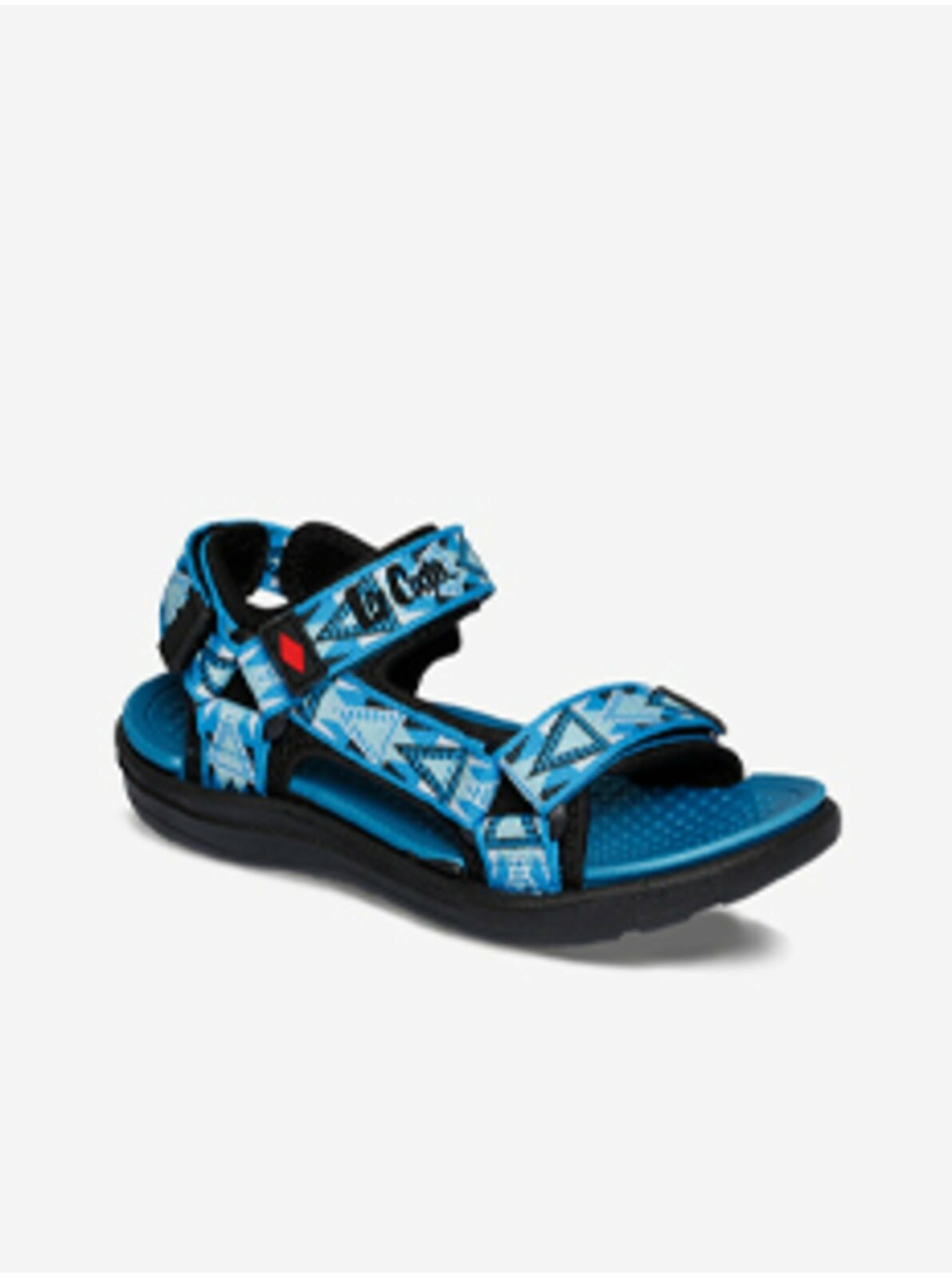 Modré chlapecké vzorované sandály Lee