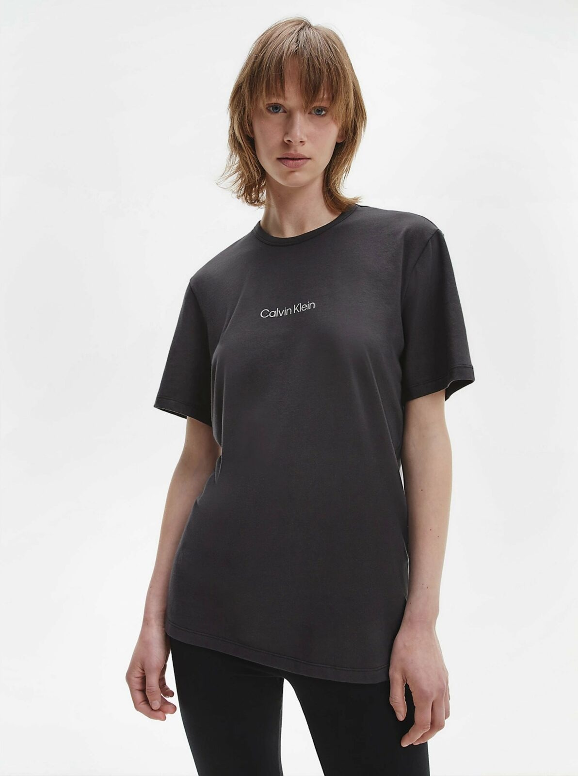 Černé dámské volné tričko Calvin Klein