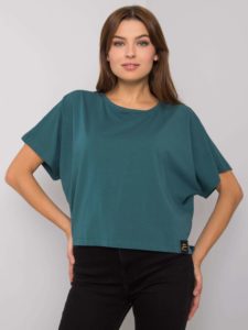 Dark green loose fit t-shirt