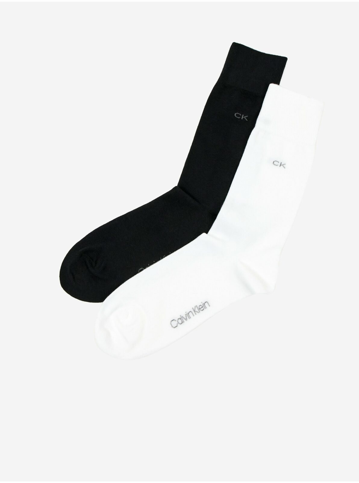 Sada dvou párů pánských ponožek v bílé a černé