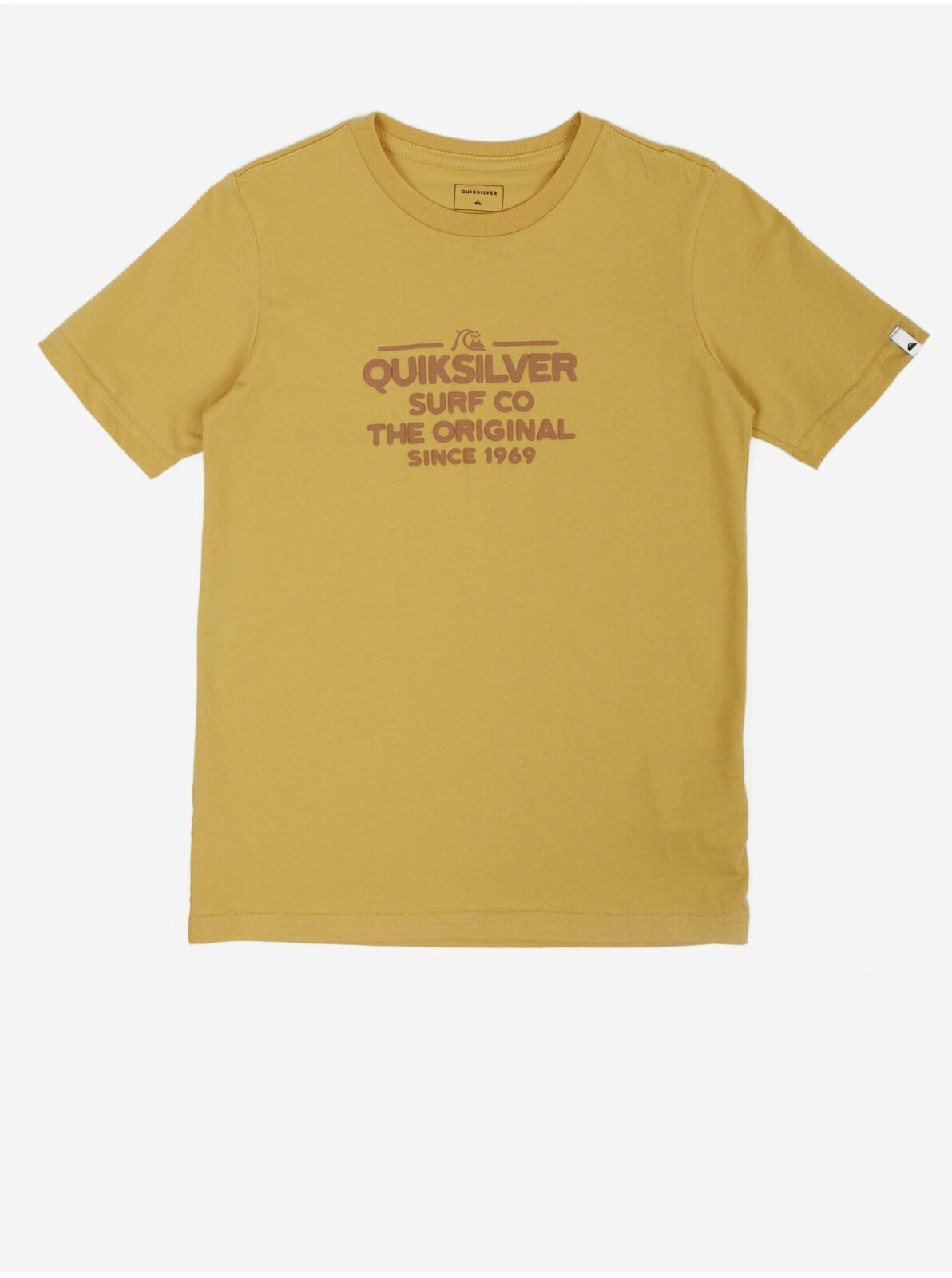 Hořčicové klučičí tričko Quiksilver