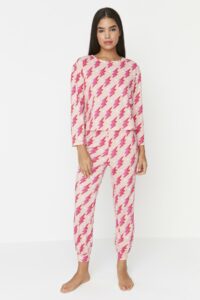 Trendyol Pink Patterned Knitted