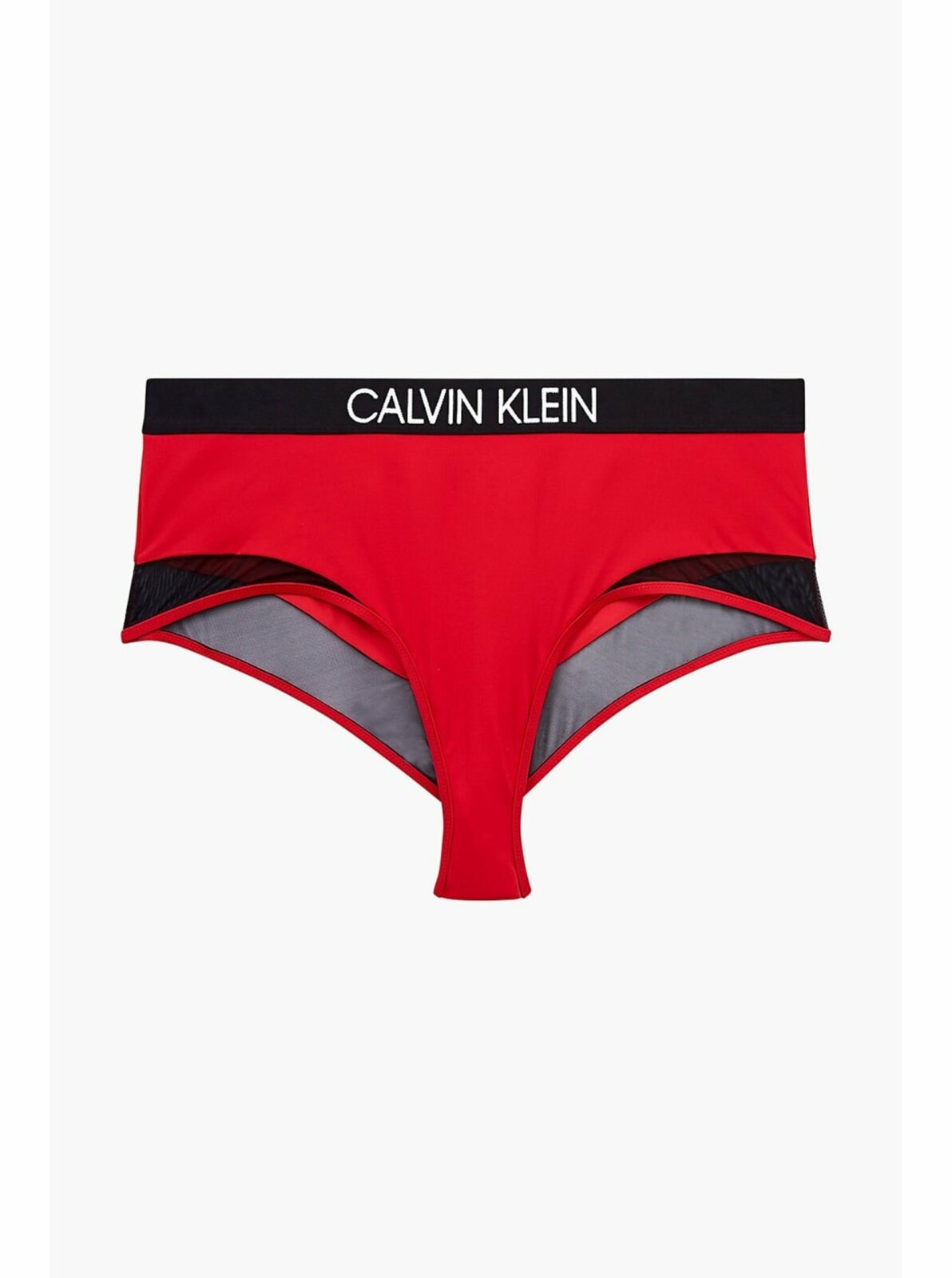 Červený spodní díl plavek High Waist Bikini