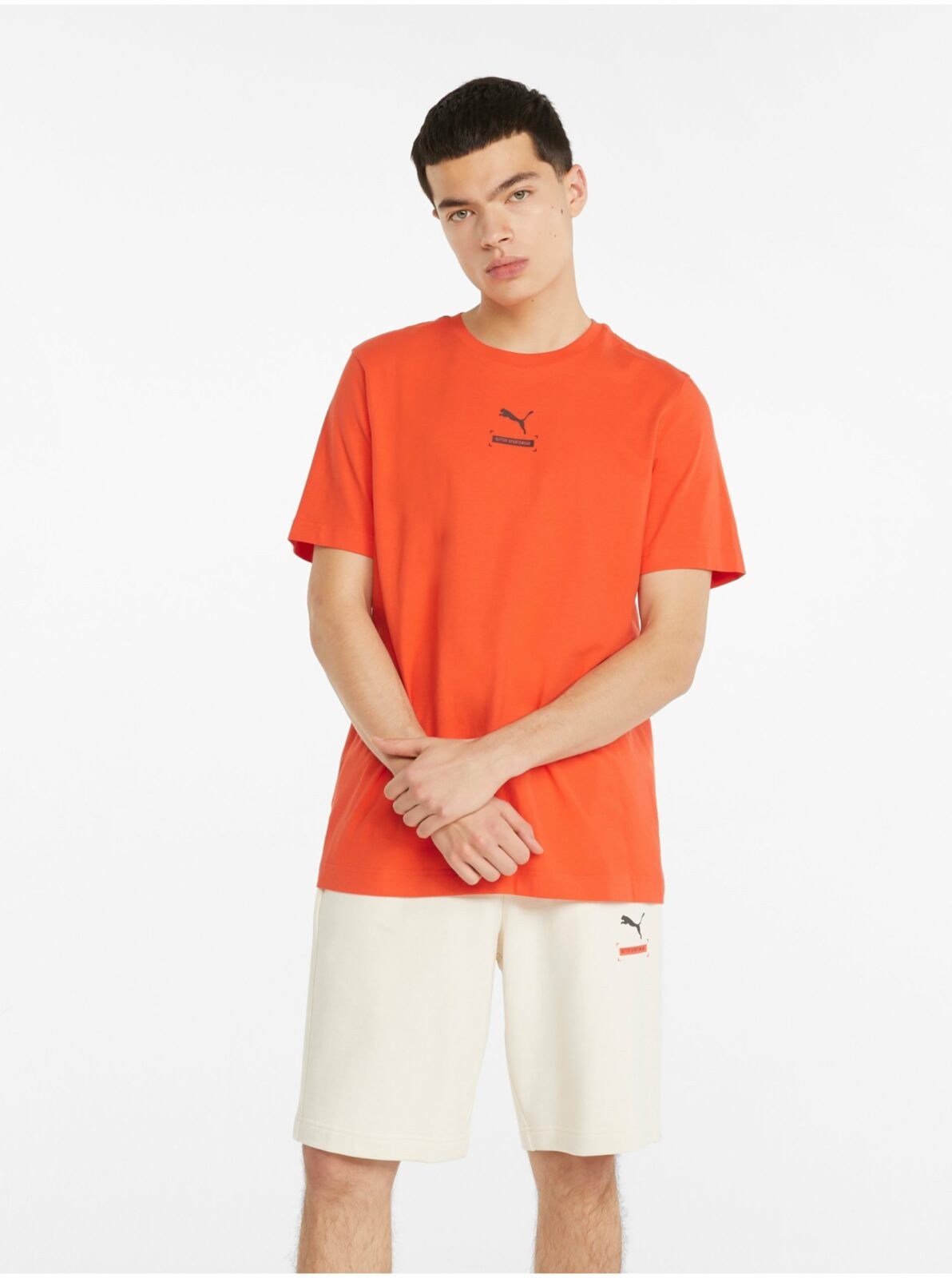 Oranžové pánské tričko Puma Better