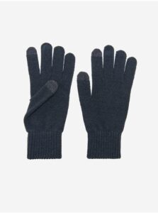 Tmavě modré pánské rukavice ONLY & SONS -