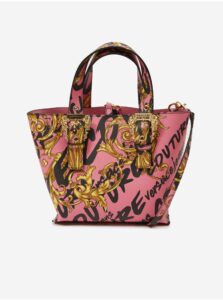 Růžová vzorovaná kabelka Versace