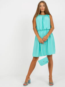 Mint airy one size dress with