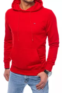 Red men's hoodie Dstreet
