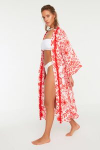 Trendyol Floral Patterned Kimono&Caftan