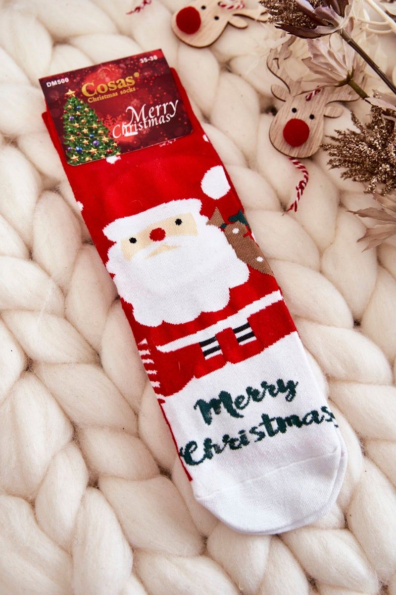 Dámské Vánoční Ponožky Santa Claus S