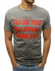 Gray RX3745 men's T-shirt