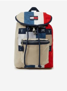Modro-béžový pánský batoh Tommy Hilfiger -
