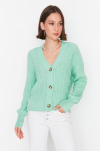 Trendyol Mint Knitted Detailed