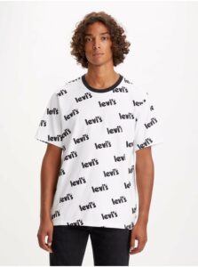 Levi's Bílé pánské vzorované tričko Levi's®