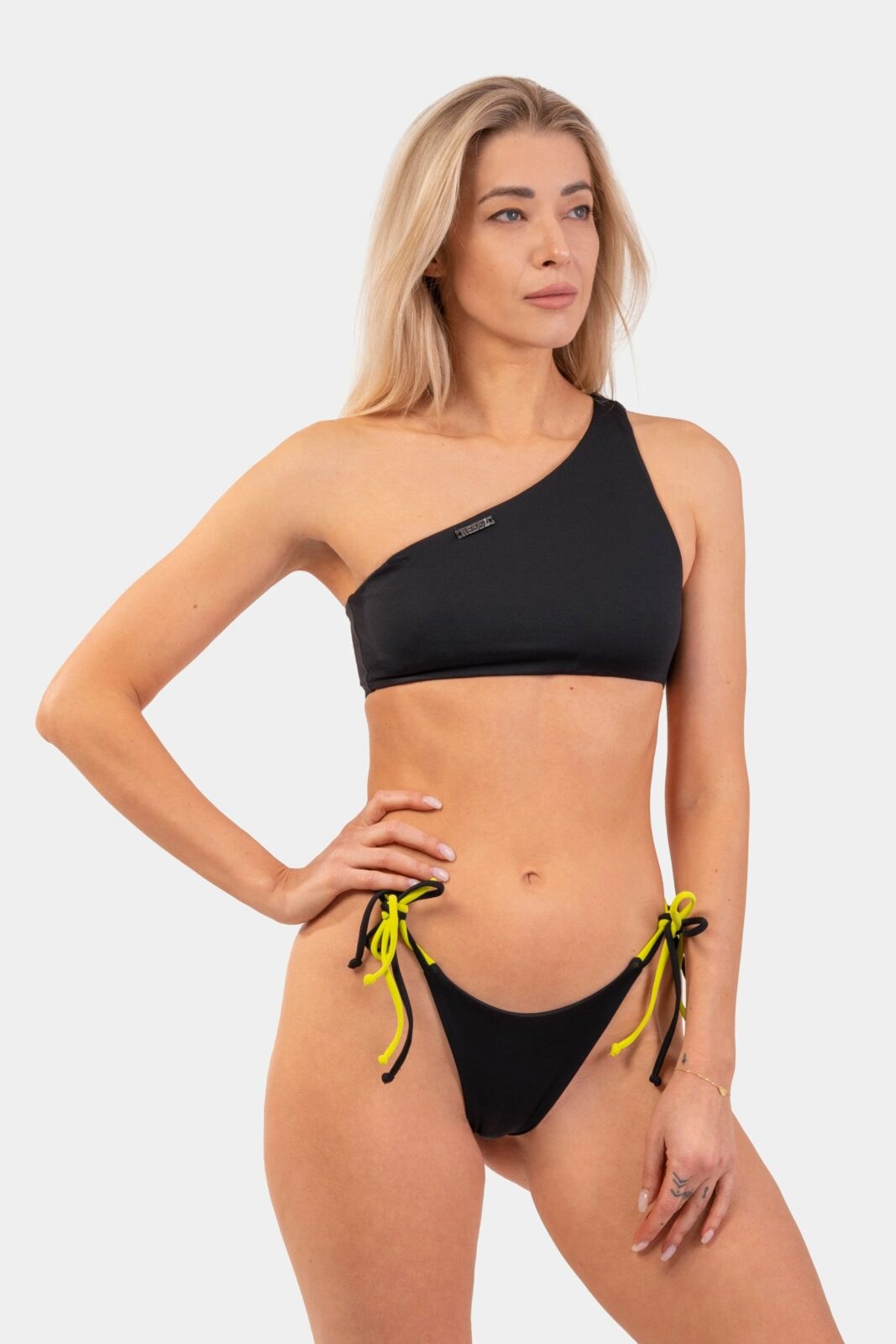 NEBBIA Bandeau Bikini one-shoulder swimsuit