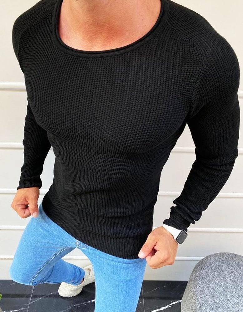 Černý pánský svetr
