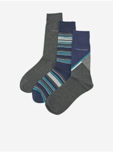 Set pánských ponožek v modré a