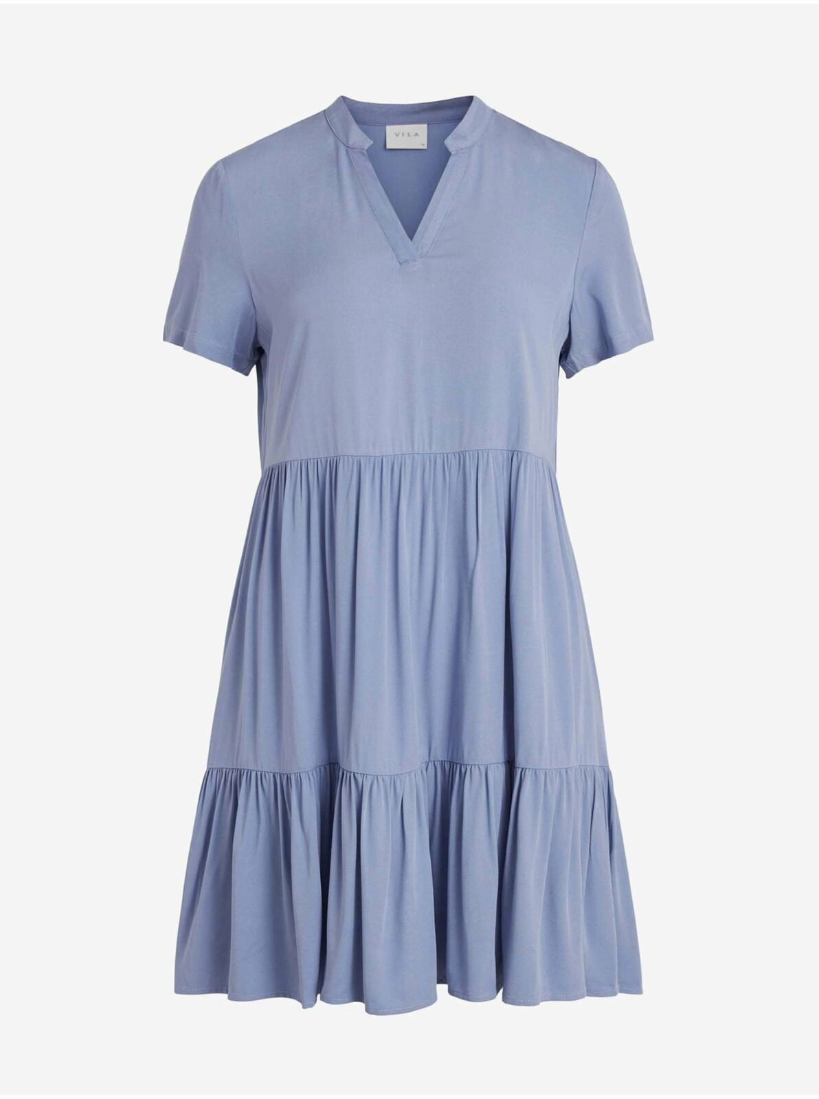 Světle modré volné šaty VILA