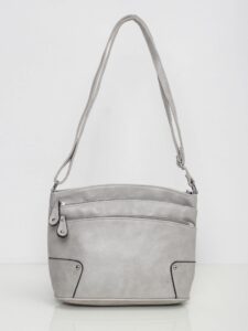 Gray handbag made of ecological