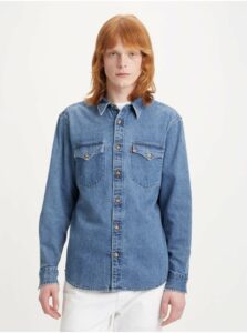 Levi's Modrá pánská džínová košile