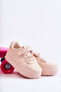 Children's Sport Shoes With Velcro Pink