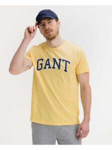 Žluté pánské tričko GANT Arch