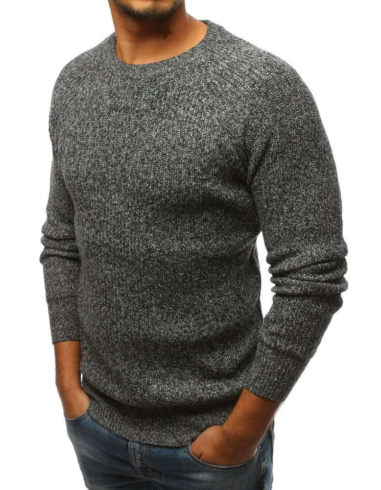 Pánský šedý svetr