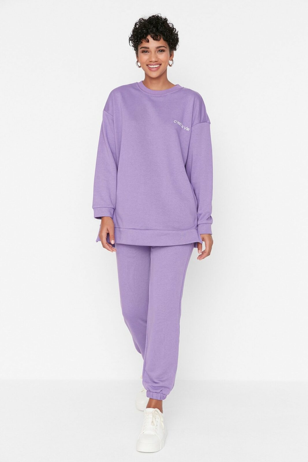 Trendyol Sweatsuit Set - Purple