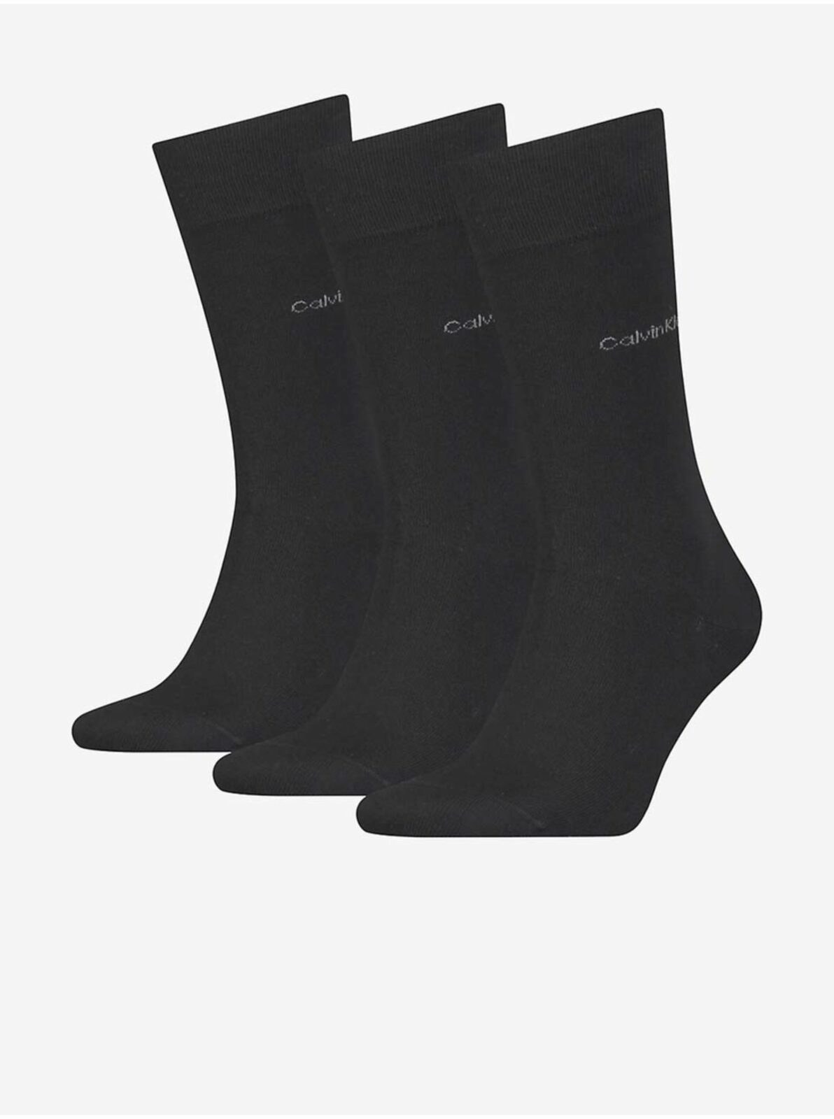 Sada tří párů černých pánských ponožek