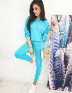 Women's tracksuit SUPERSO turquoise