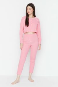 Trendyol Pink Button Detailed Camisole