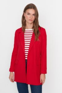 Trendyol Red Single Button Woven