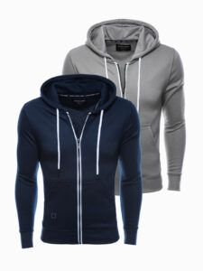 Ombre Clothing Men's zip-up sweatshirt